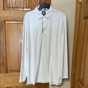 FootJoy Men's Classic White Polo Shirt..EUC..